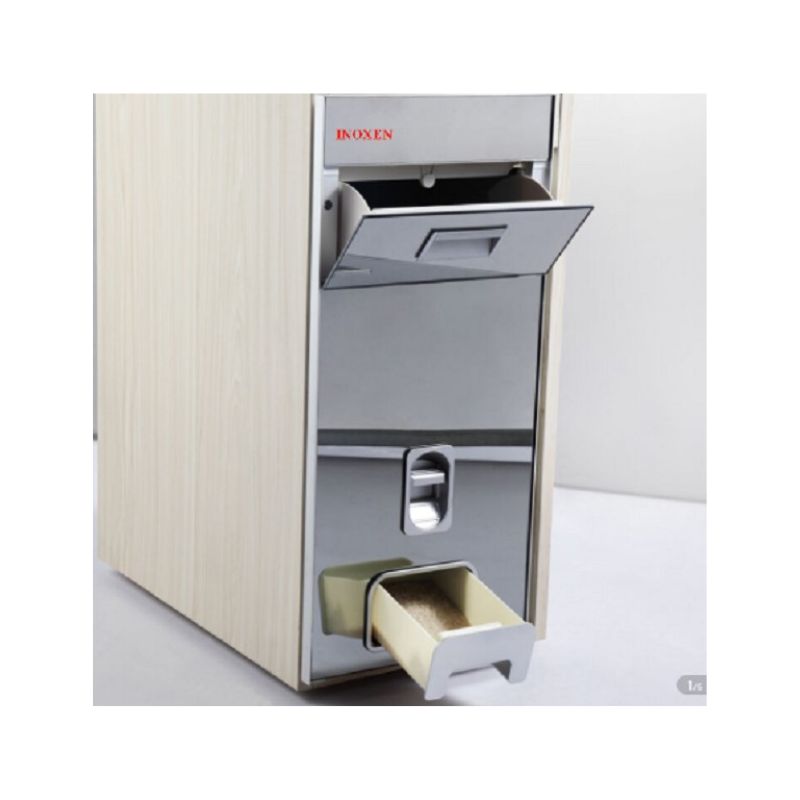 Thùng gạo mặt gương Inoxen RBK-300M 3 Thùng gạo mặt gương Inoxen RBK-300M