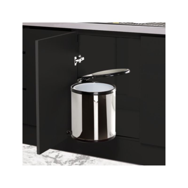 Thùng rác gắn cánh lắp âm cửa Hafele Viola 502.24.006 4 Thùng rác gắn cánh lắp âm cửa Hafele Viola 502.24.006