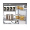 Tủ kho 2 tầng Inox hộp cánh mở Eurogod C040245 2 Tủ kho 2 tầng Inox hộp cánh mở Eurogod C040245
