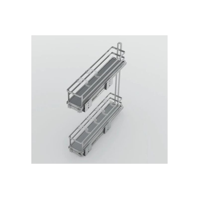 Bộ rổ gia vị Hafele Omero 549.20.891 200mm (trái) 4 Bộ rổ gia vị Hafele Omero 549.20.891 200mm (trái)