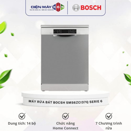 Máy rửa bát độc lập Bocsh SMS6ZCI37Q Serie 6