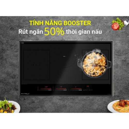 Bếp từ đôi Eurosun EU-TE398Pro lắp âm 14 Tính năng booster của bếp từ Eurosun EU-TE398Pro