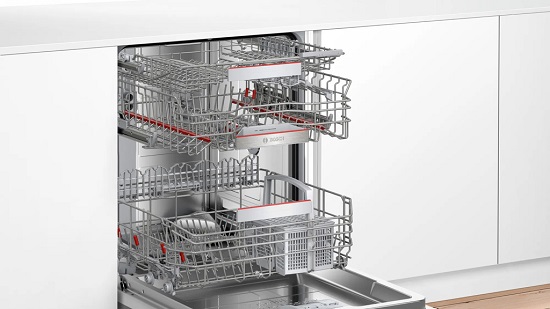 Máy rửa bát âm tủ Bosch SMV6ZCX16E Serie 6 24 Hệ thống giàn rửa của máy rửa bát âm tủ Bosch SMV6ZCX16E Serie 6