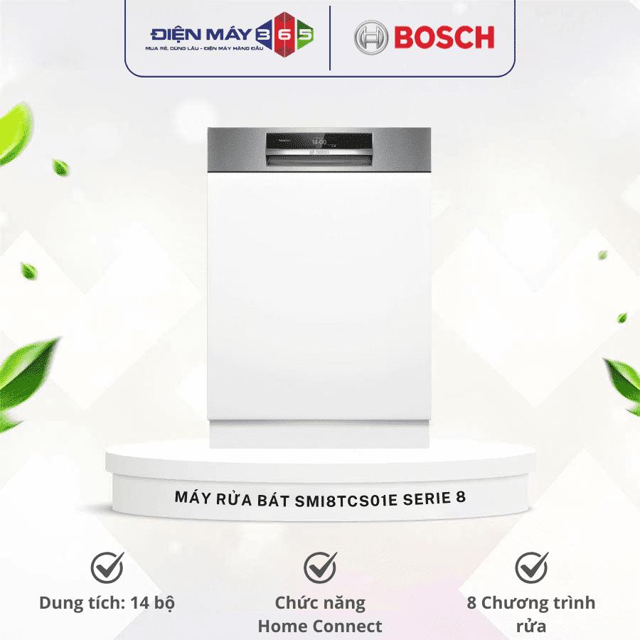 Máy rửa bát âm tủ Bosch SMI8TCS01E serie 8 3 Máy rửa bát âm tủ Bosch SMI8TCS01E serie 8