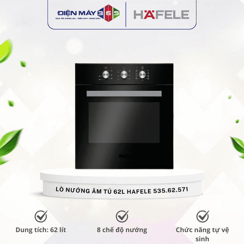 Lò nướng âm tủ 62L Hafele 535.62.571 3 Lò nướng âm tủ 62L Hafele 535.62.571