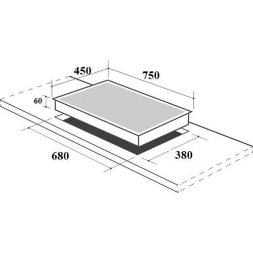 Bếp từ Canzy CZ-52I 6 Kích thước bếp từ Canzy CZ-52I