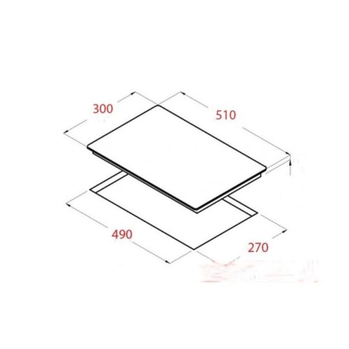 Bếp hồng ngoại đơn Canzy CZ-817 lắp âm 6 Kích thước bếp từ Canzy CZ-817