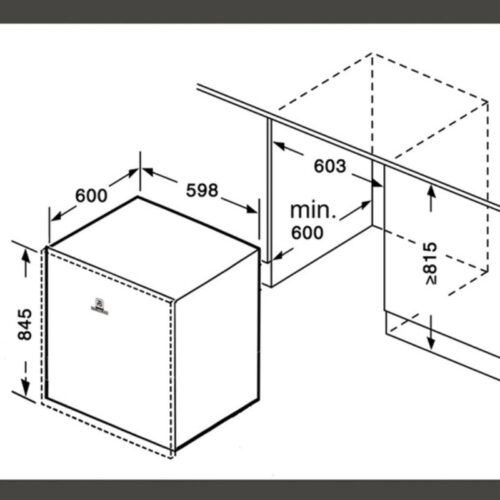 Máy rửa bát bán âm Richborn RDP6085SKB 7 Kích thước máy rửa bát bán âm Richborn RDP6085SKB