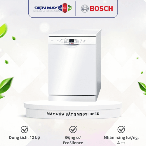 Máy rửa chén bát Bosch SMS63L02EU