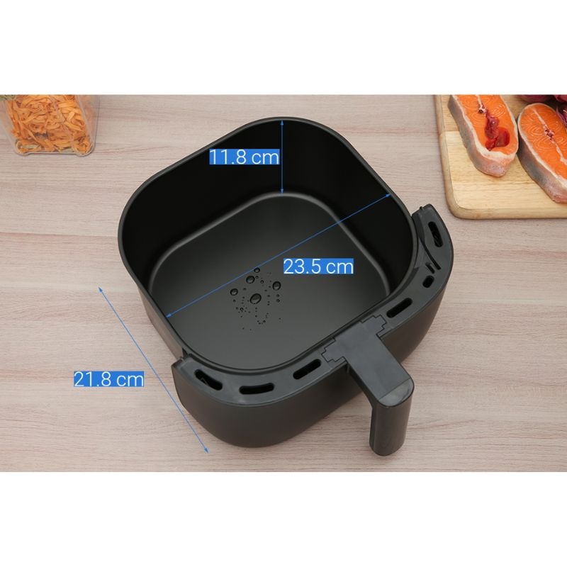Nồi chiên không dầu 5.7L Hafele HS-AF502B 535.43.713 5 Kích thước khiển nồi chiên không dầu 5.7L Hafele HS-AF502B 535.43.713