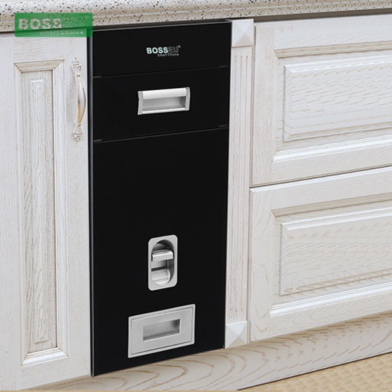 Thùng gạo gương nút nhấn BossEU BS250 Black 4 Ảnh thực tế thùng gạo gương nút nhấn BossEU BS250 Black