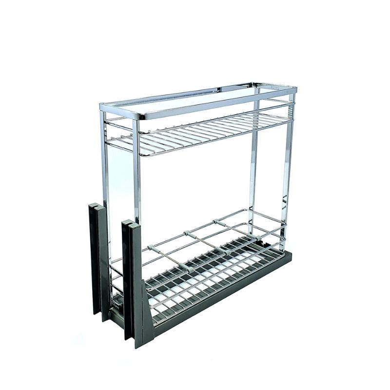 Giá gia vị inox 304 nan dẹt BossEU BS120G 3 Giá gia vị inox 304 nan dẹt BossEU BS120G