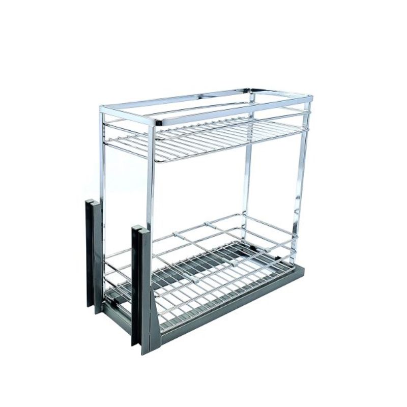 Giá gia vị inox 304 nan dẹt BossEU BS125G 3 Giá gia vị inox 304 nan dẹt BossEU BS125G