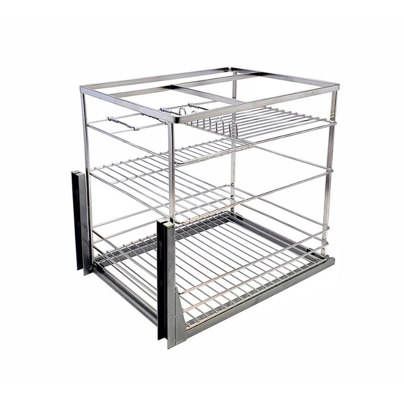 Giá gia vị inox 304 nan dẹt BossEU BS140G 3 Giá gia vị inox 304 nan dẹt BossEU BS140G