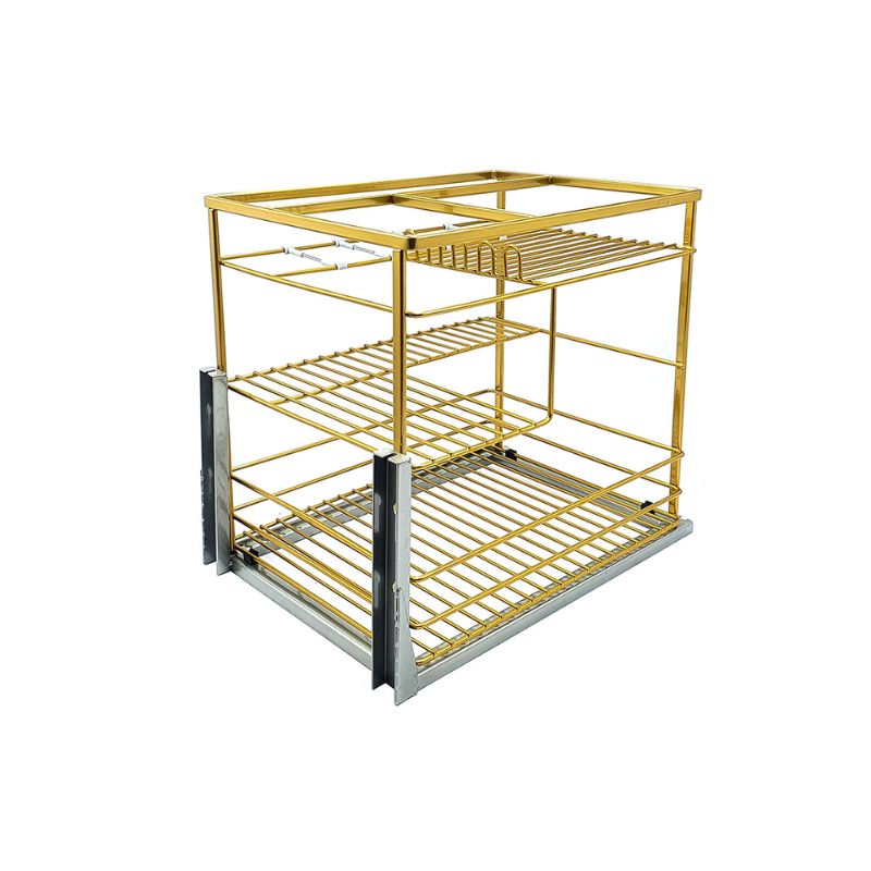 Giá gia vị inox 304 nan dẹt BossEU BS301.140G 3 Giá gia vị inox 304 nan dẹt BossEU BS301.140G