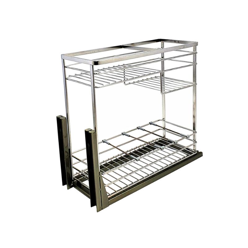 Giá gia vị inox 304 nan dẹt BossEU BS304.125GS 3 Giá gia vị inox 304 nan dẹt BossEU BS304.125GS