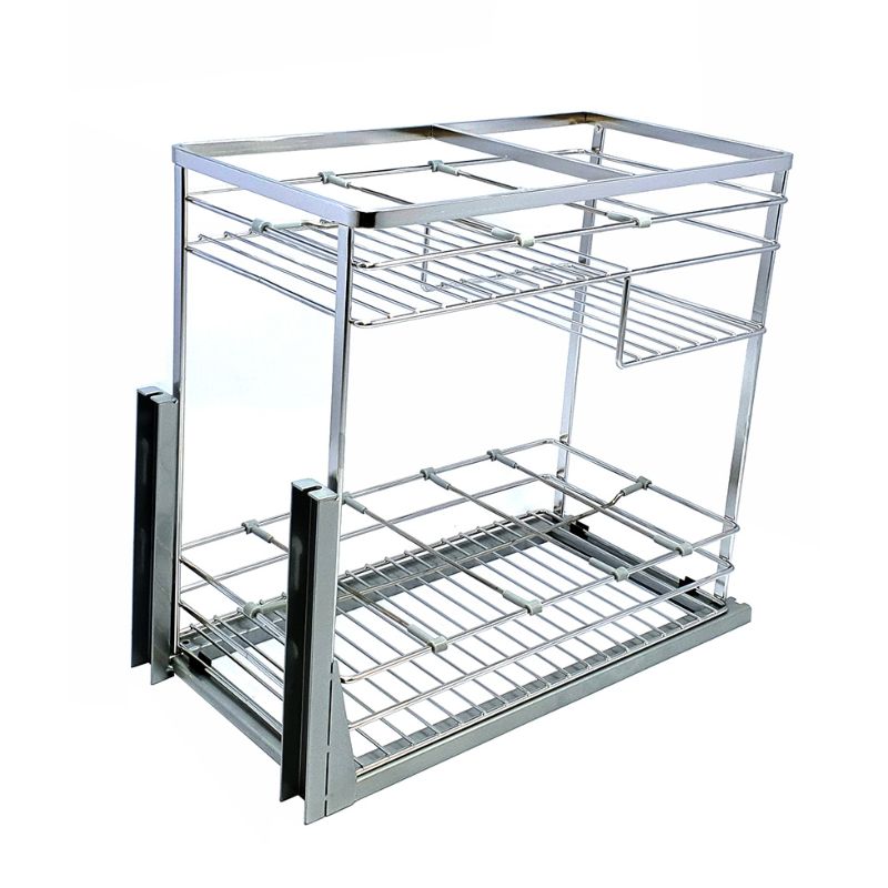 Giá gia vị inox 304 nan dẹt BossEU BS304.130GS 3 Giá gia vị inox 304 nan dẹt BossEU BS304.130GS