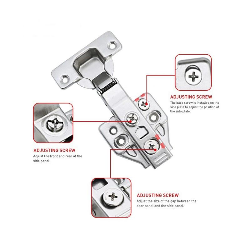 Bản lề inox 304 giảm chấn BossEU BS304A-3D 4 Hình ảnh bản lề inox 304 giảm chấn BossEU BS304A-3D