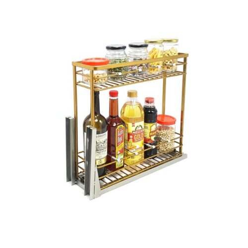 Giá gia vị inox 304 nan dẹt BossEU BS301.120G 6 Hình ảnh giá gia vị inox 304 nan dẹt BossEU BS301.120G