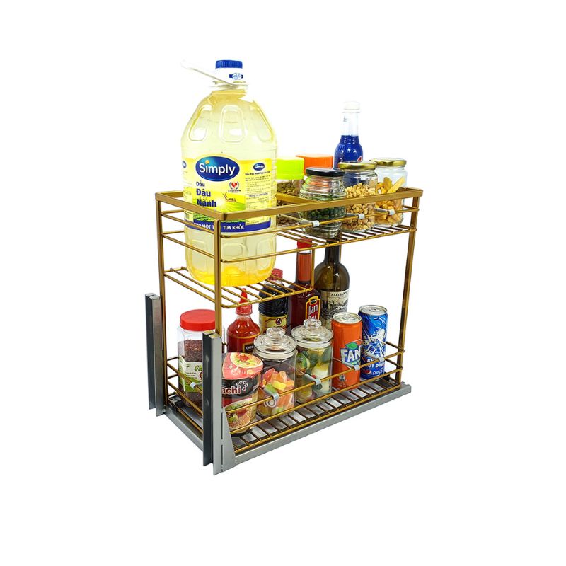 Giá gia vị inox 304 nan dẹt BossEU BS301.130G 4 Hình ảnh giá gia vị inox 304 nan dẹt BossEU BS301.130G