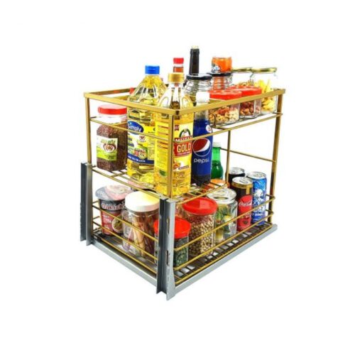 Giá gia vị inox 304 nan dẹt BossEU BS301.140G 6 Hình ảnh giá gia vị inox 304 nan dẹt BossEU BS301.140G