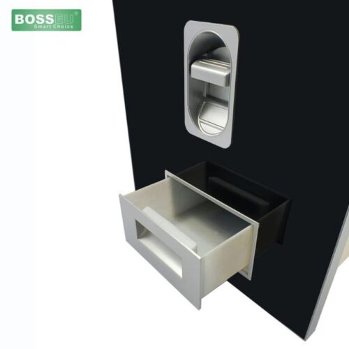 Thùng gạo gương nút nhấn BossEU BS250 Black 9 Vị trí lấy gạo thùng gạo gương nút nhấn BossEU BS250 Black
