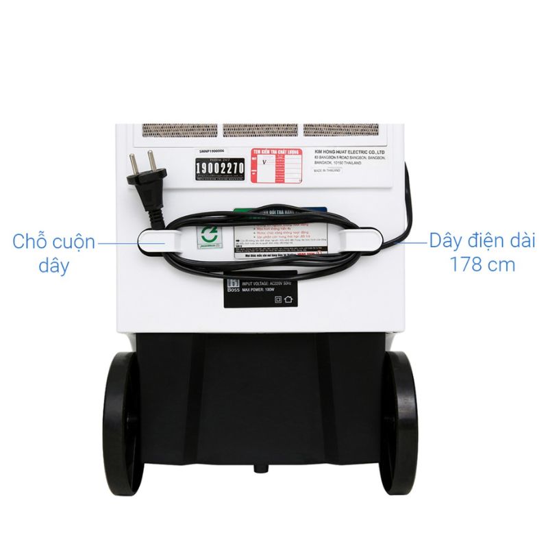 Quạt điều hòa Boss S102 9 Dây quạt điều hòa Boss S102