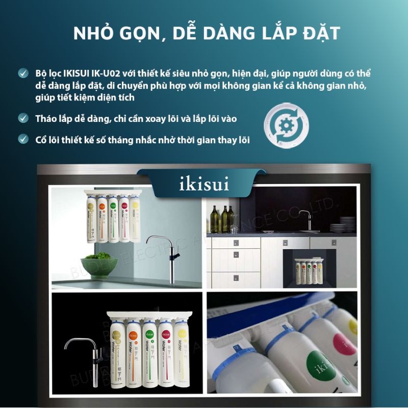 Bộ lọc nước Nano 5 cấp Trim Ion IKISUI IK-02 4 Ảnh bộ lọc nước Nano 5 cấp Trim Ion IKISUI IK-02