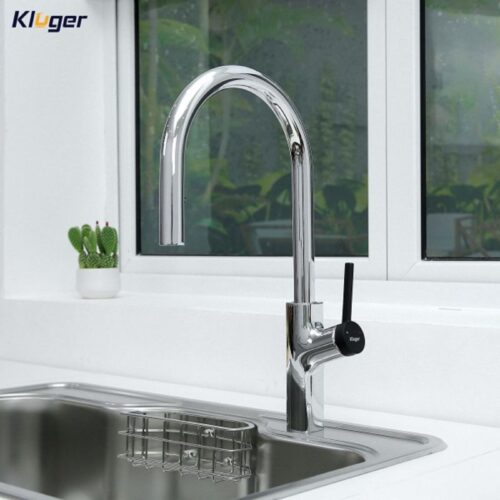 Vòi rửa bát nóng lạnh Kluger KLF0006C có dây rút 7 Ảnh vòi rửa bát nóng lạnh Kluger KLF0006C có dây rút