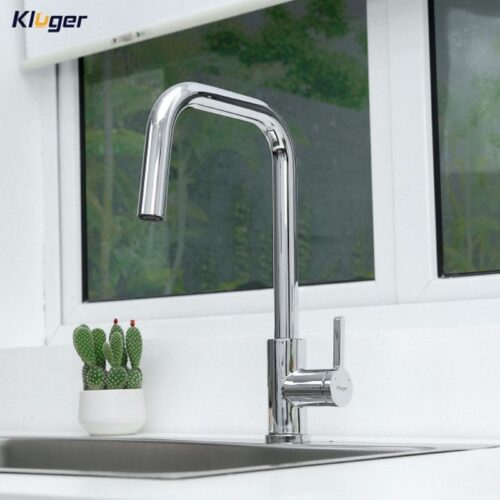 Vòi rửa bát nóng lạnh Kluger KLF0015C có dây rút 7 Ảnh vòi rửa bát nóng lạnh Kluger KLF0015C có dây rút