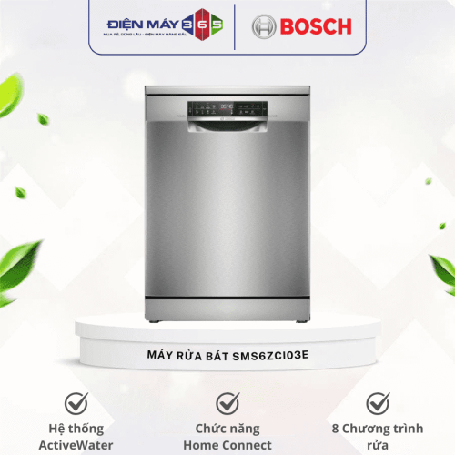Máy rửa bát độc lập Bosch SMS6ZCI03E