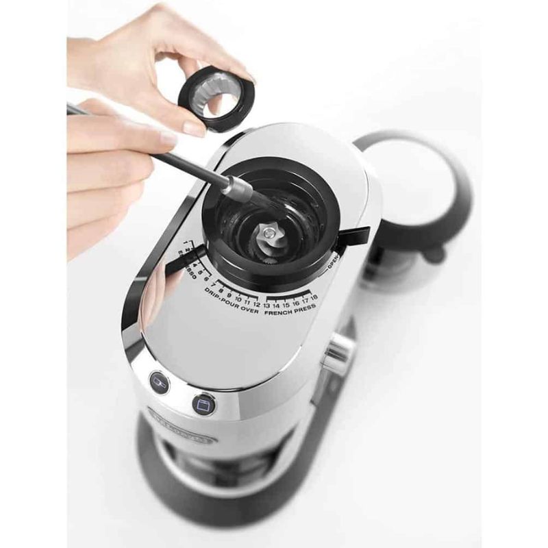 Máy xay cafe tự động DeLonghi KG520.M Dedica 5 Ảnh máy xay cafe tự động DeLonghi KG520.M Dedica