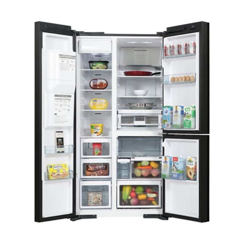 Tủ lạnh 3 cánh side by side 569 lít Hitachi MX800GVGV0 GBK 5 Ảnh tủ lạnh 3 cánh side by side 569 lít Hitachi MX800GVGV0 GBK