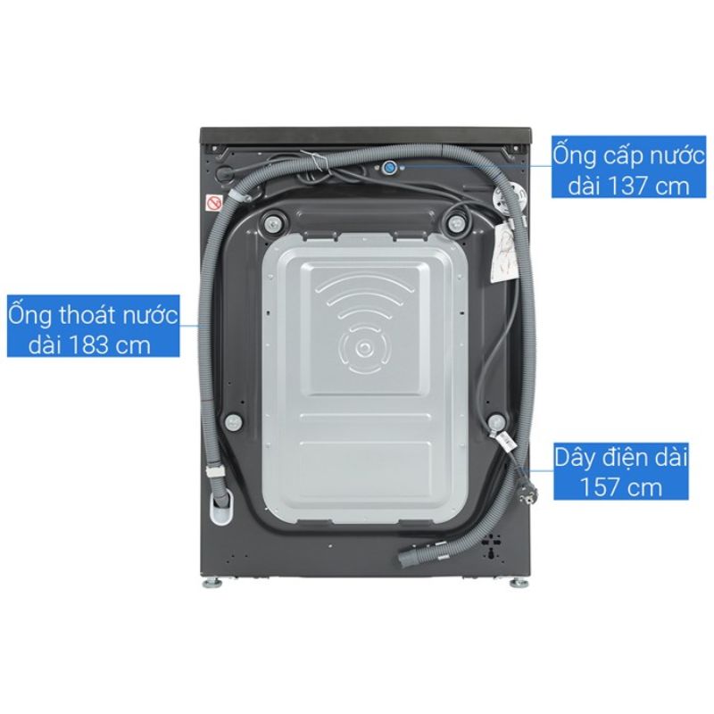 Máy giặt sấy LG giặt 11 kg – sấy 7 kg FV1411H3BA 7 Mặt sau máy giặt sấy LG giặt 11 kg – sấy 7 kg FV1411H3BA