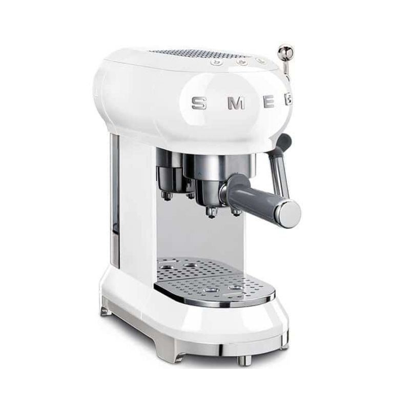 Máy pha cafe bán tự động Smeg ECF01WHEU White 3 Máy pha cafe bán tự động Smeg ECF01WHEU White