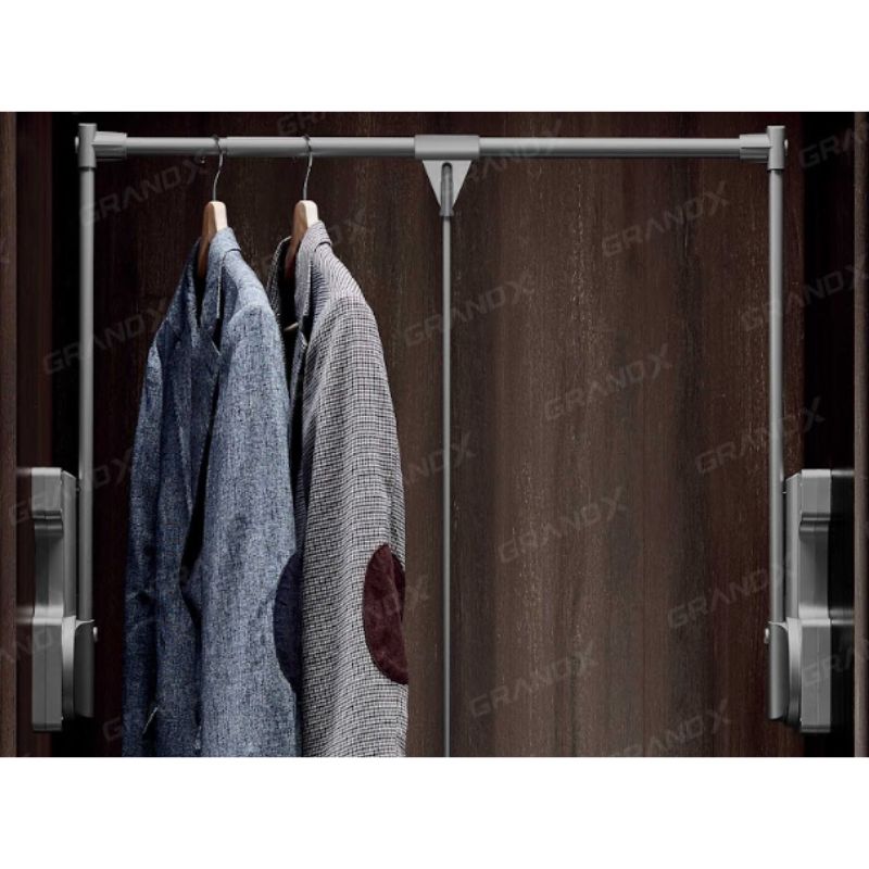 Giá nâng hạ cơ treo quần áo GrandX XM.15 4 Ảnh giá nâng hạ cơ treo quần áo GrandX XM.15