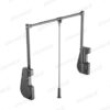 Giá nâng hạ cơ treo quần áo GrandX XM.15 2 Giá nâng hạ cơ treo quần áo GrandX XM.15