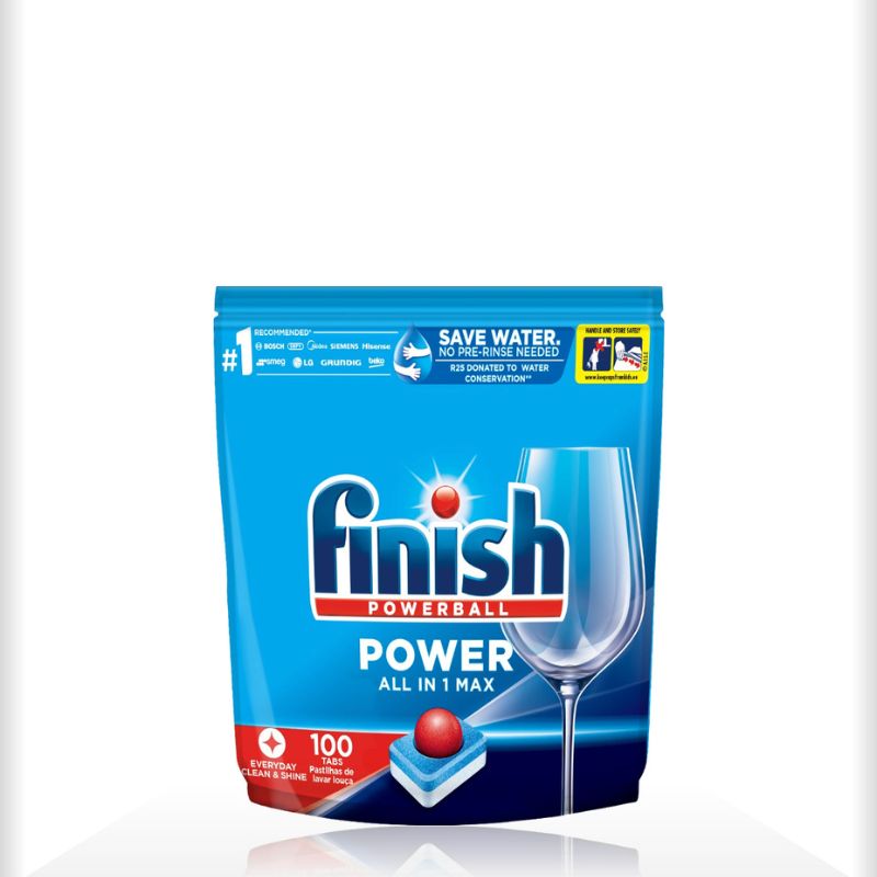 Viên rửa bát Finish Power All In One 100 viên 3 Viên rửa bát Finish Power All In One 100 viên