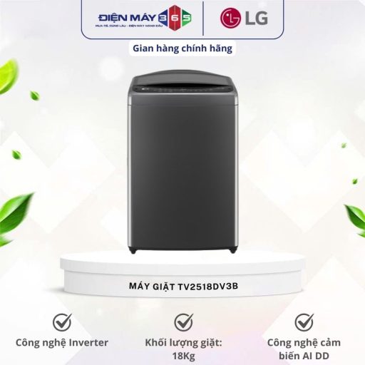 Máy giặt LG AI DD Inverter 18 kg TV2518DV3B 10 TV2518DV3B
