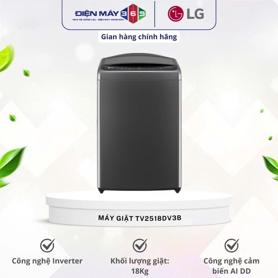 Máy giặt LG AI DD Inverter 18 kg TV2518DV3B 3 Máy giặt LG AI DD Inverter 18 kg TV2518DV3B