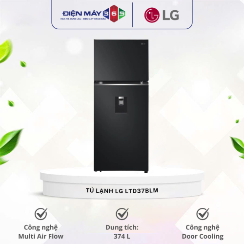 Tủ Lạnh 2 cánh Inverter 374 Lít LG LTD37BLM