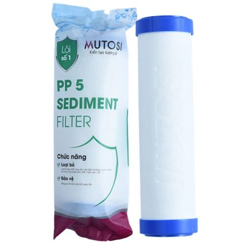 Lõi lọc nước Mutosi Số 1 PP5 Micron 10'' 7 Ảnh lõi lọc nước Mutosi Số 1 PP5 Micron 10''