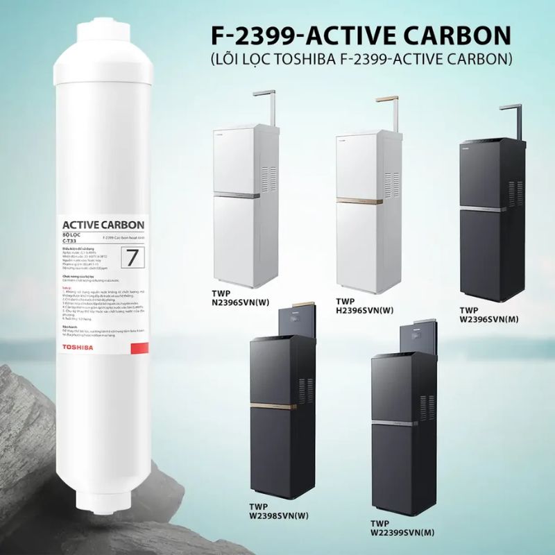 Lõi lọc nước Toshiba F-2399-Active Carbon 4 Ảnh lõi lọc nước Toshiba F-2399-Active Carbon