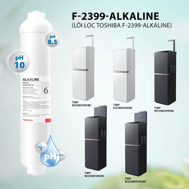 Lõi Lọc nước Toshiba F-2399-Alkaline 4 Ảnh lõi Lọc nước Toshiba F-2399-Alkaline
