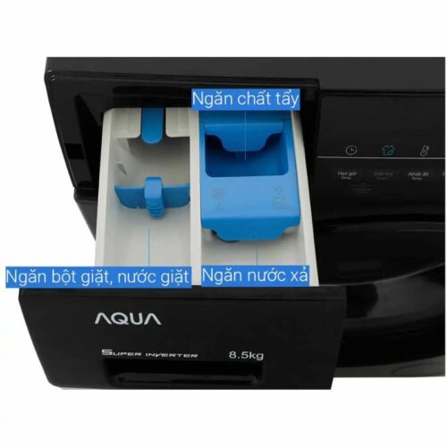 Máy Giặt Aqua Inverter 8.5 Kg AQD-A852J.BK cửa trước 7 Ảnh máy Giặt Aqua Inverter 8.5 Kg AQD-A852J.BK cửa trước
