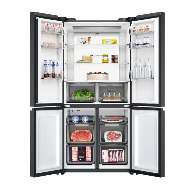 Tủ Lạnh 4 cánh Multi Doors Inverter 660 Lít Aqua AQR-M727XA(GS)U1 4 Ảnh tủ Lạnh 4 cánh Multi Doors Inverter 660 Lít Aqua AQR-M727XA(GS)U1