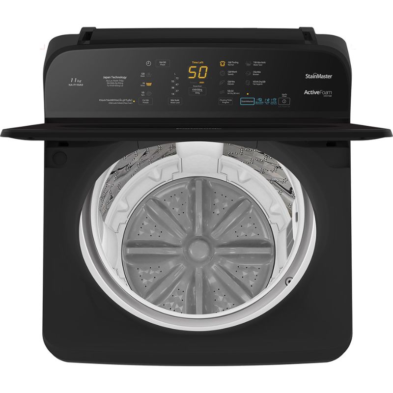 Máy Giặt Panasonic 11 Kg NA-F110A9BRV cửa trên 4 Bảng điều khiển máy Giặt Panasonic 11 Kg NA-F110A9BRV cửa trên
