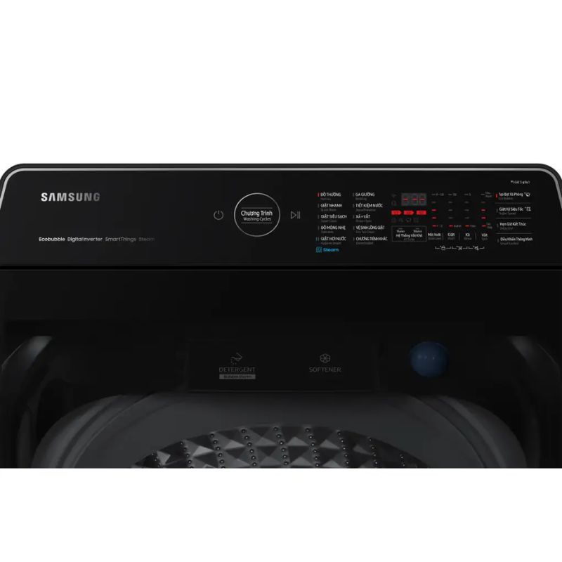 Máy Giặt Samsung Inverter 12 kg WA12CG5886BVSV cửa trên 5 Bảng điều khiển máy Giặt Samsung Inverter 12 kg WA12CG5886BVSV cửa trên