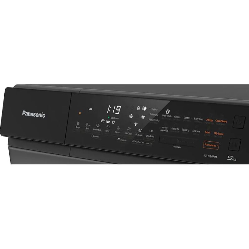 Máy Giặt Sấy Panasonic Inverter Giặt 9 Kg - Sấy 2 Kg NA-V90FR1BVT 4 Bảng điều khiển máy Giặt Sấy Panasonic Inverter Giặt 9 Kg - Sấy 2 Kg NA-V90FR1BVT