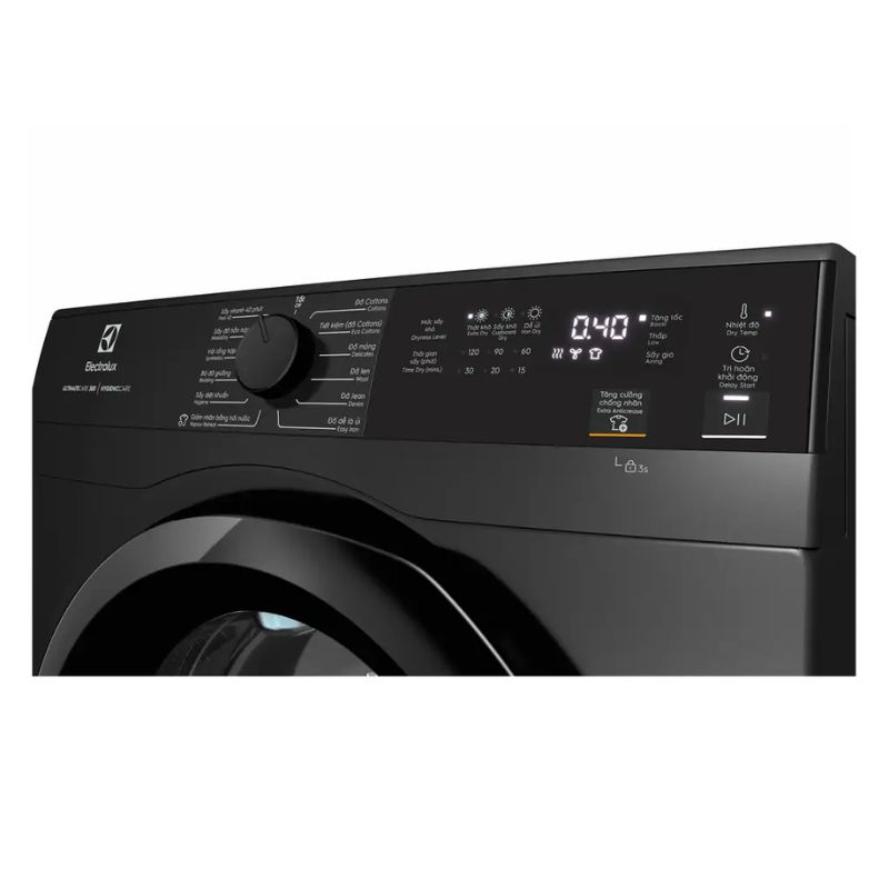 Máy Sấy Thông Hơi Electrolux 9 Kg EDS904N3SC 4 Bảng điều khiển máy Sấy Thông Hơi Electrolux 9 Kg EDS904N3SC
